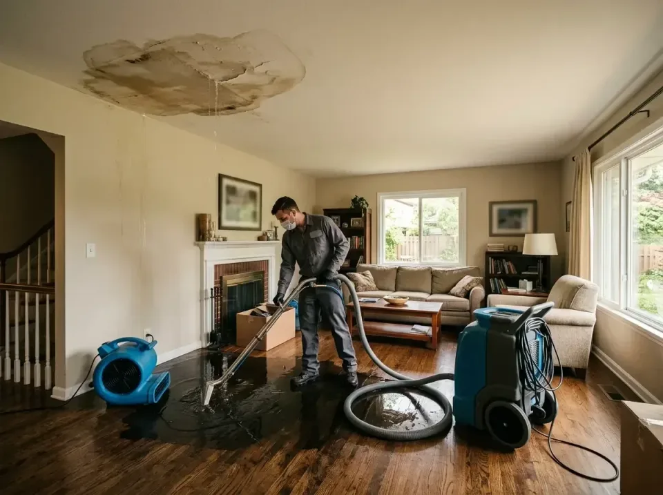attic-pipe-burst-ceiling-drip-008 — frequently asked questions, Water Damage Restoration & Carpet Care in Libertyville, IL